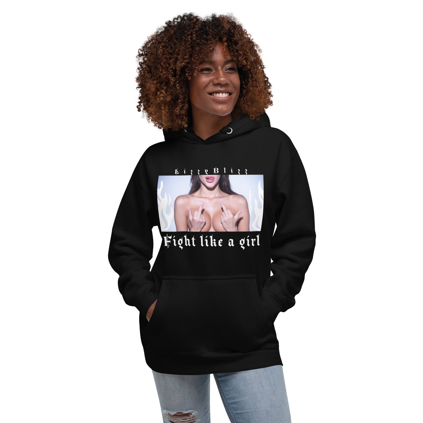 Fight like a Girl, Hoodie / unisex