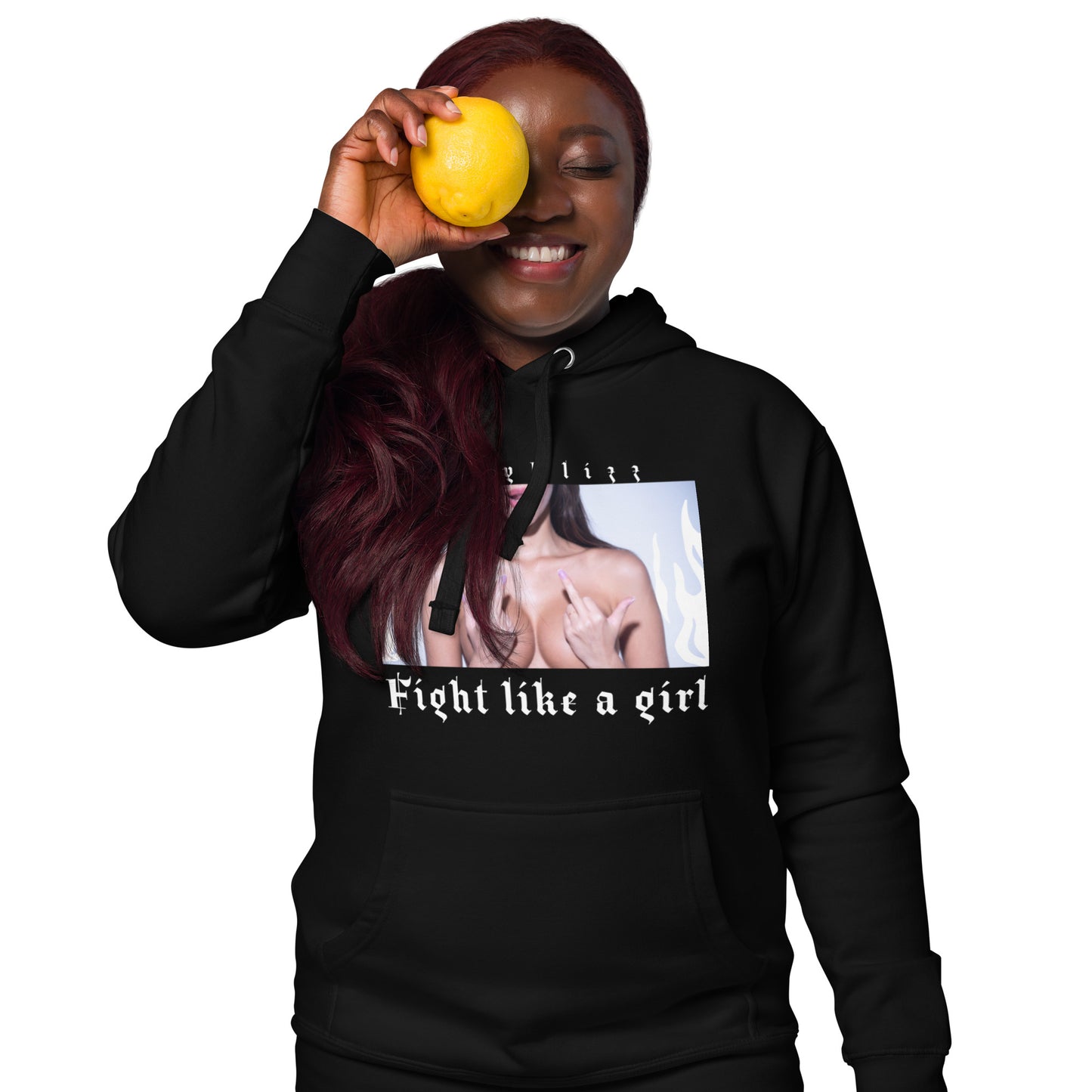 Fight like a Girl, Hoodie / unisex