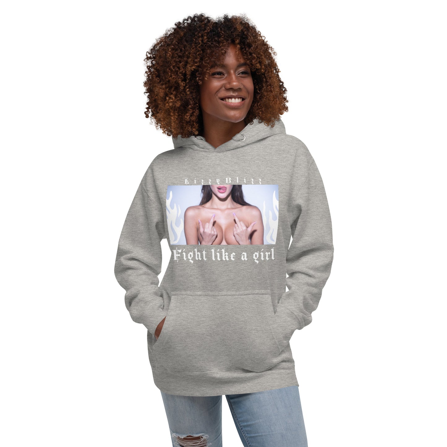 Fight like a Girl, Hoodie / unisex