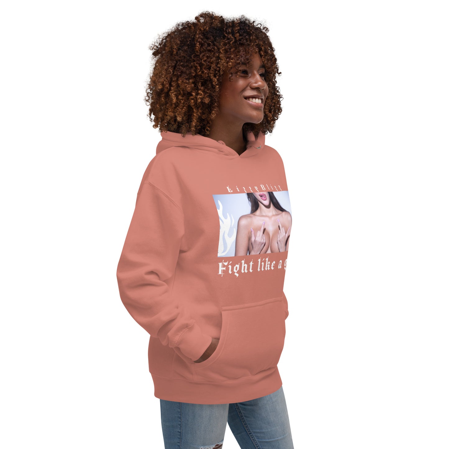 Fight like a Girl, Hoodie / unisex