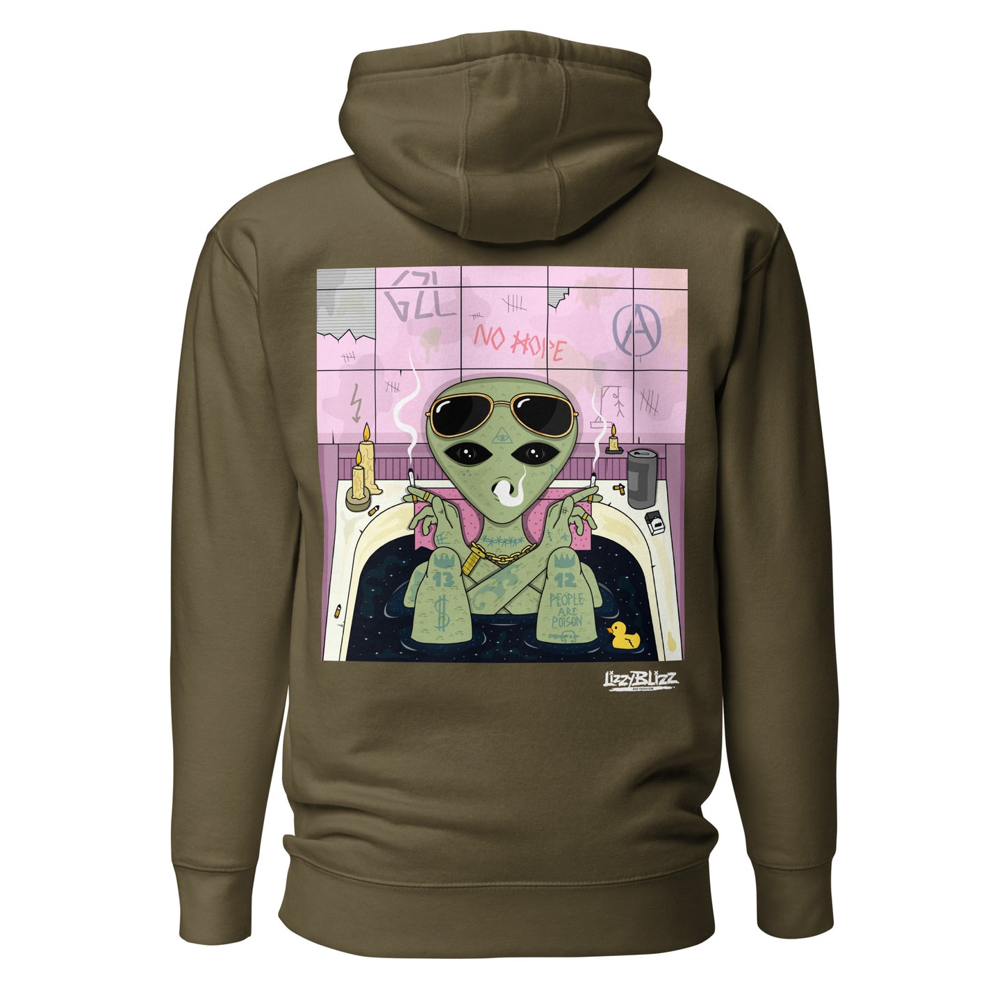 Alienbath, Hoodie / unisex