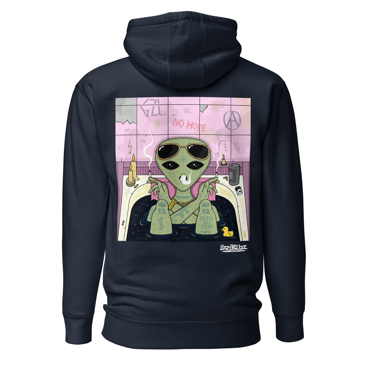 Alienbath, Hoodie / unisex