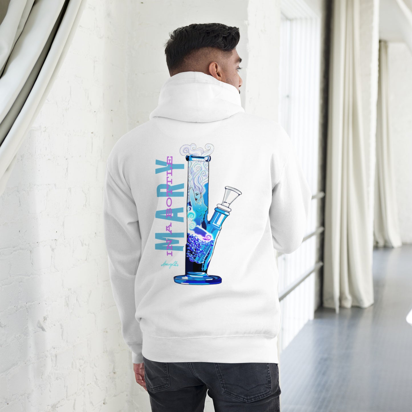 Mary in a bottle, Hoodie / unisex