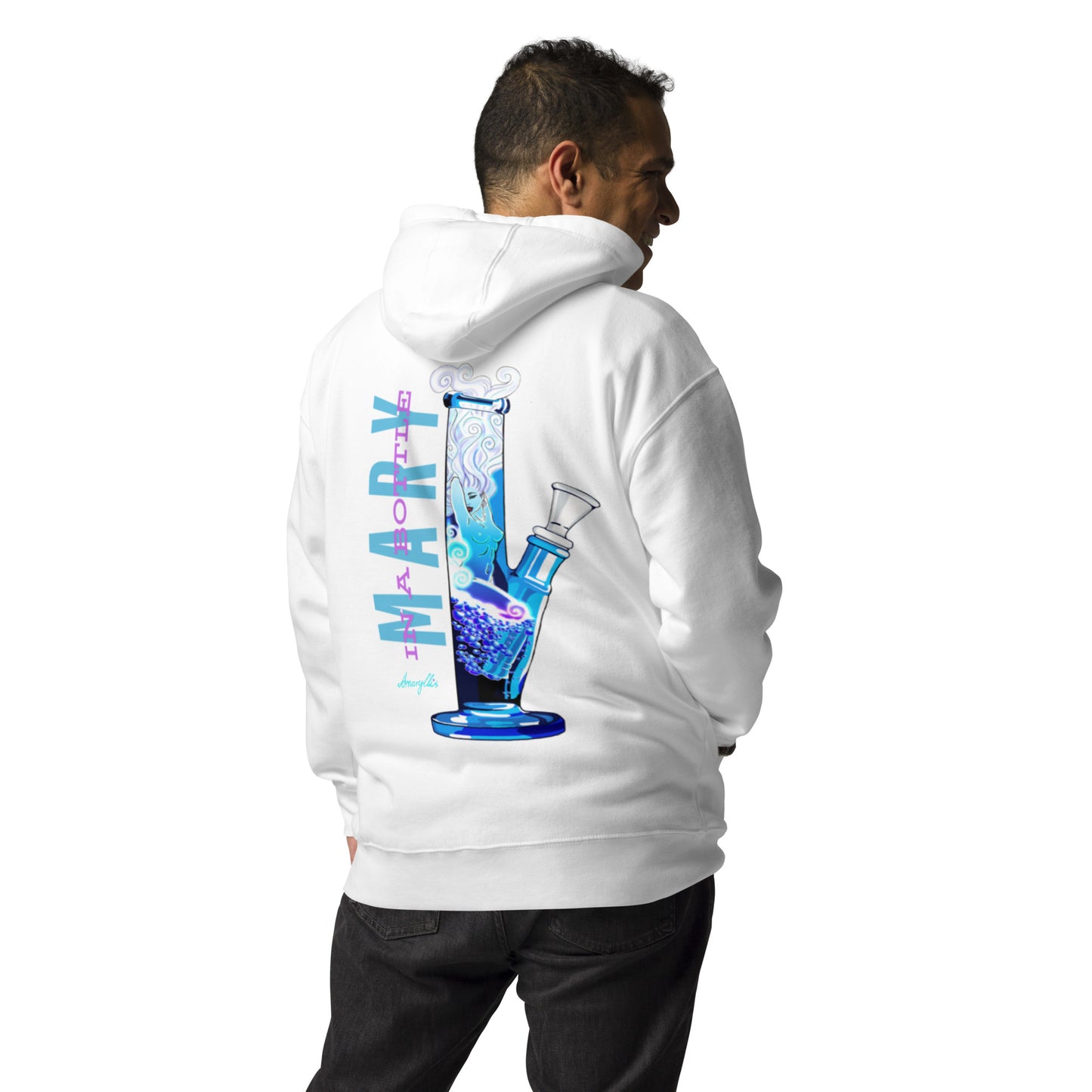 Mary in a bottle, Hoodie / unisex