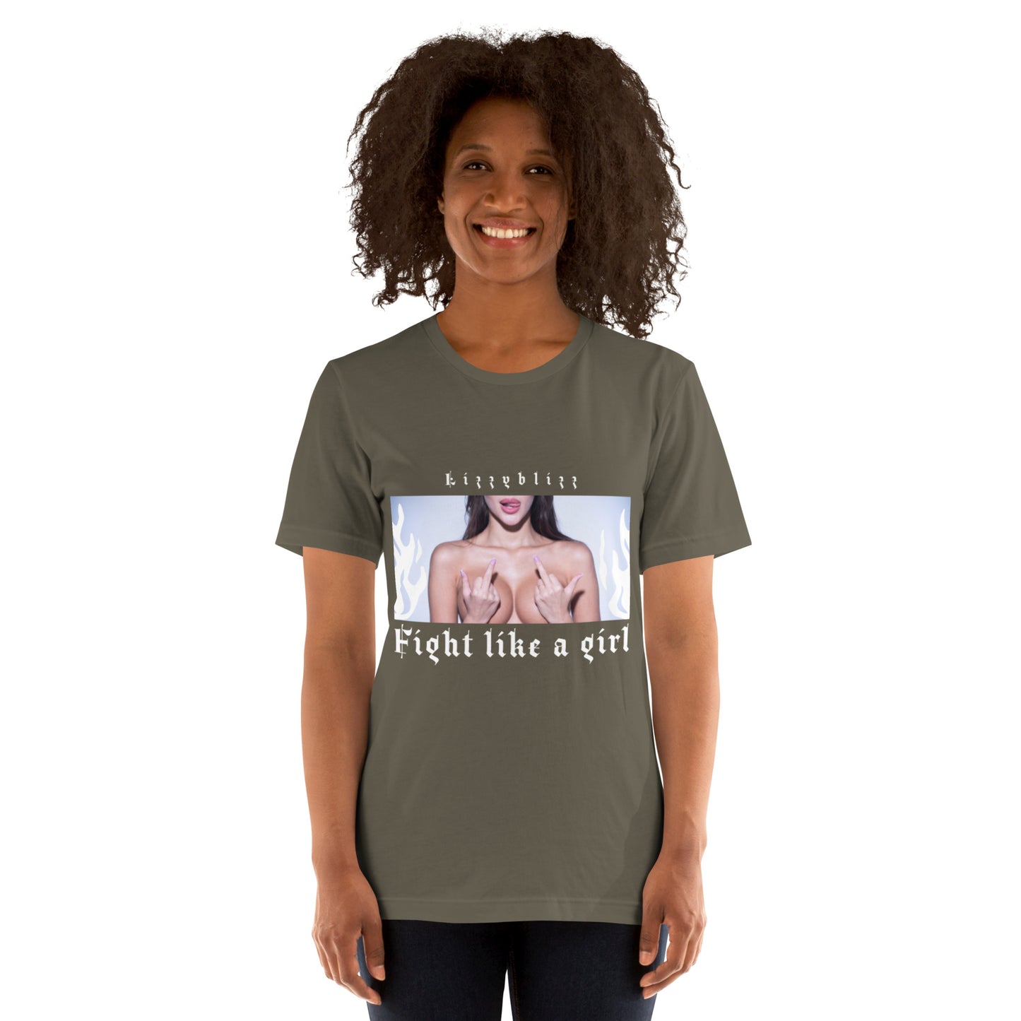 Fight like a Girl, Shirt / unisex