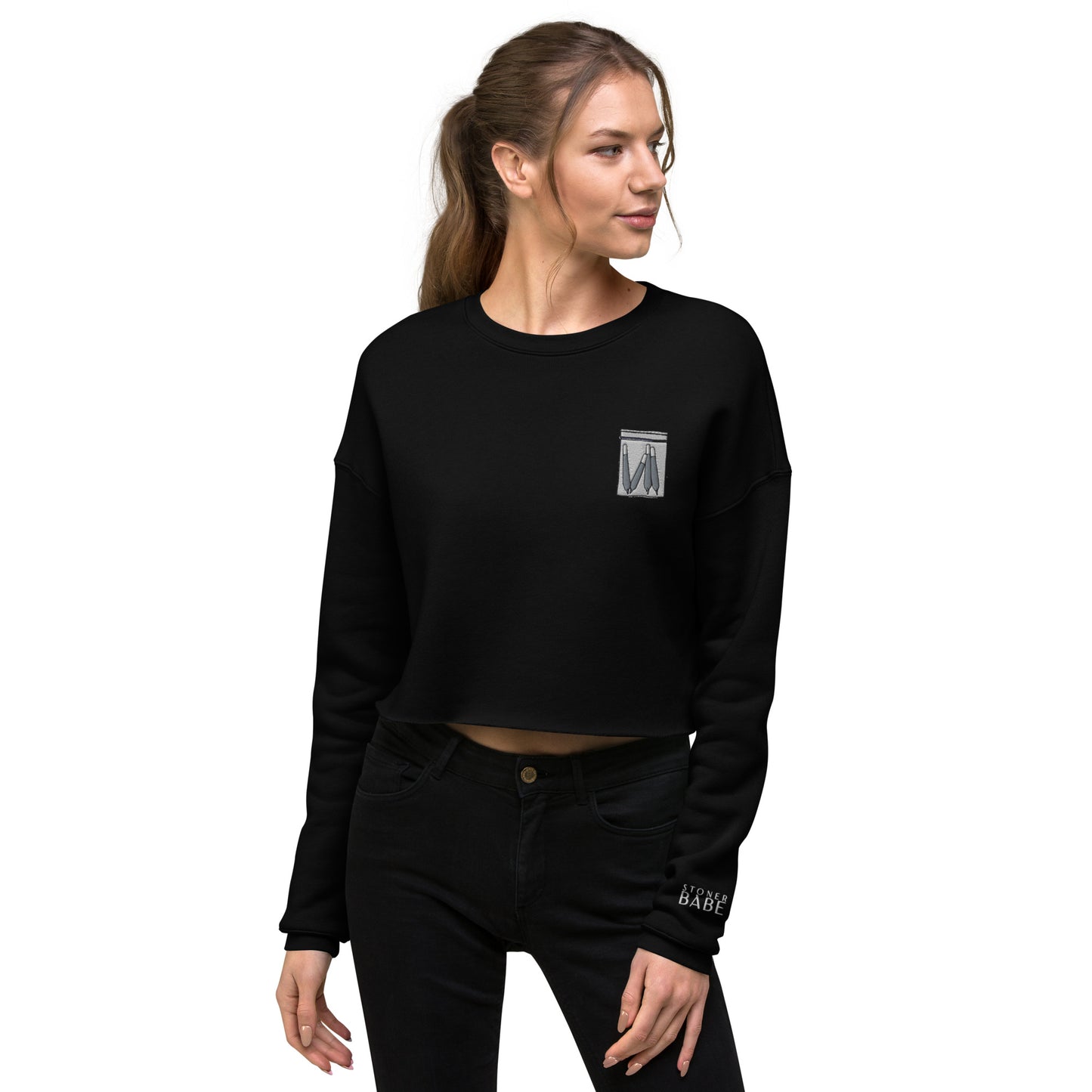 Stoner Babe, Joint, Crop-Pulli